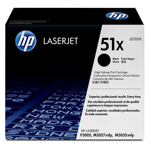Original HP Q7551X / 51X Toner schwarz