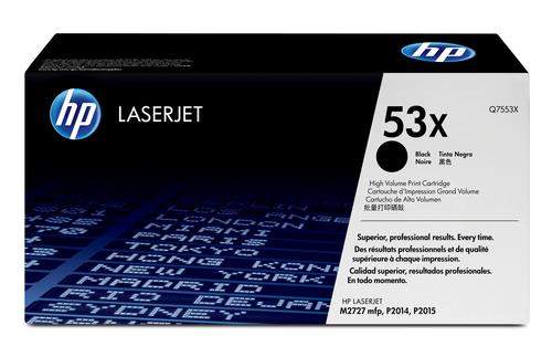 Original HP Q7553X / 53X Toner schwarz