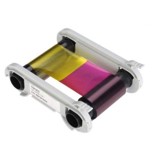 Original Evolis R5F008EAA Farbband blau, cyan, magenta, gelb