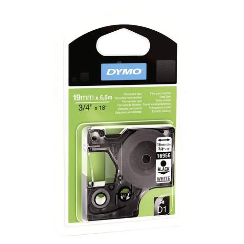 DYMO 19mm D1 Permanent polyester tape