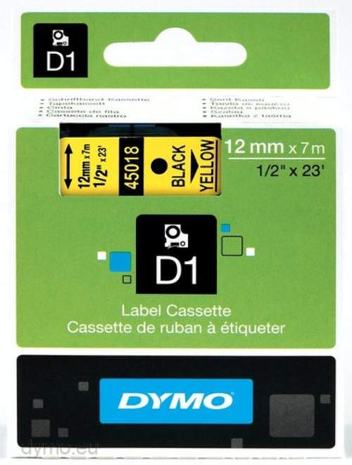 DYMO D1 Standard 12mm x 7m