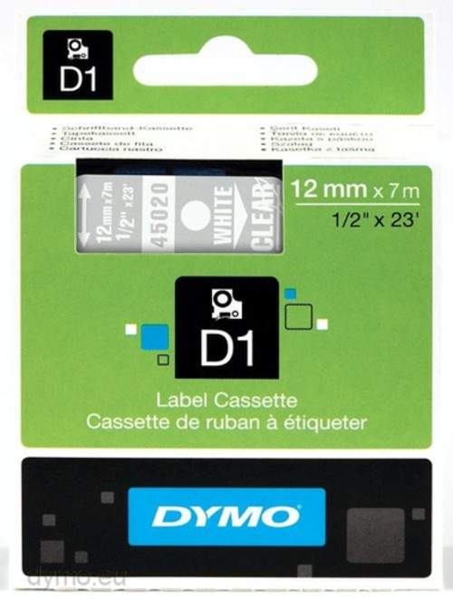 DYMO D1 Standard 12mm x 7m