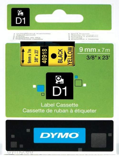 DYMO D1 Standard 9mm x 7m