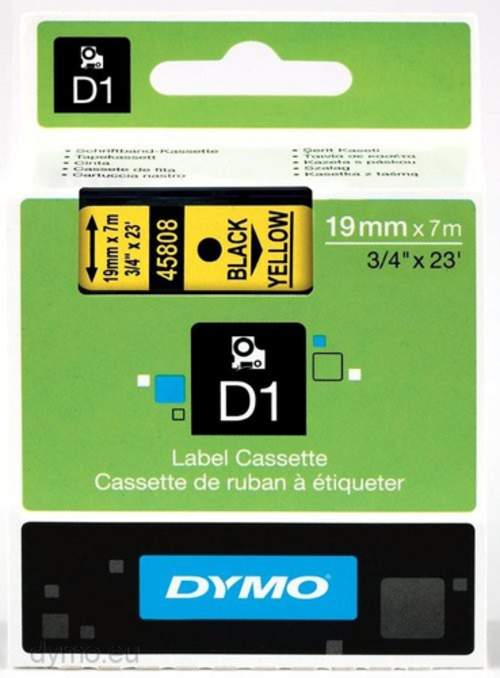 DYMO D1 Standard 19mm x 7m