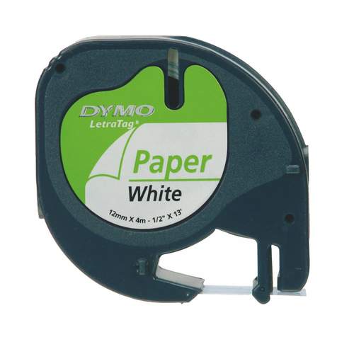 DYMO 12mm LetraTAG Paper tape