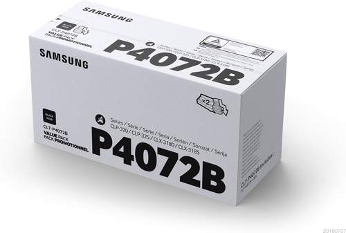 Original HP SU381A Toner schwarz - 2 Stück (ehem. Samsung CLT-P4072B)