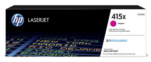 Original HP W2033X / 415X Toner magenta