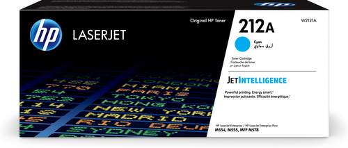 Original HP W2121A / 212A Toner cyan