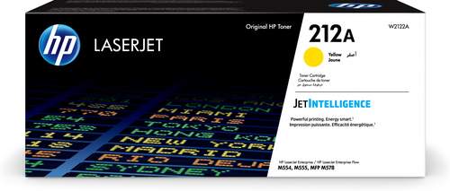 Original HP W2122A / 212A Toner gelb