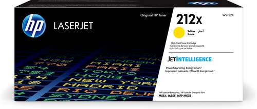Original HP W2122X / 212X Toner gelb