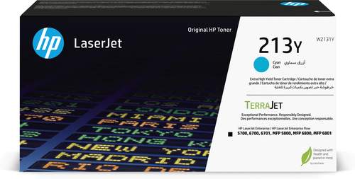 Original HP W2131Y / 213Y Toner cyan