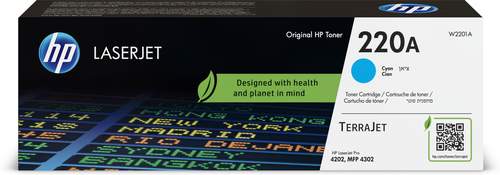 Original HP W2201A / 220A Toner cyan