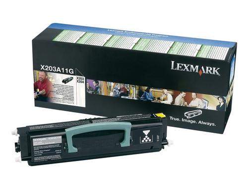 Original Lexmark X203A11G Rückgabe-Toner schwarz