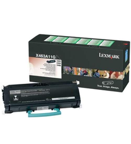 Original Lexmark X463A11G Rückgabe-Toner schwarz
