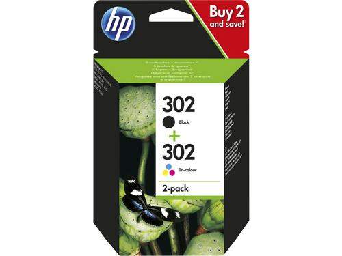 Original HP X4D37AE / 302 Tinte schwarz, color