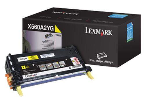 Original Lexmark X560A2YG Toner gelb