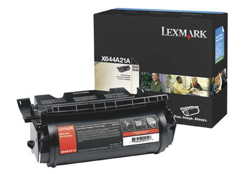 Original Lexmark X644A21E Toner schwarz