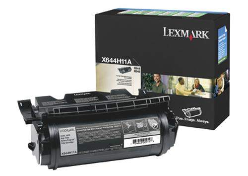 Original Lexmark X644H11E Rückgabe-Toner schwarz