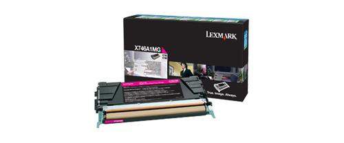Original Lexmark X746A1MG Toner magenta