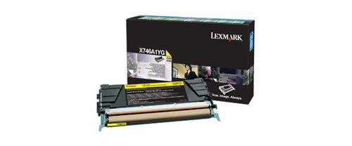 Original Lexmark X746A1YG Toner gelb