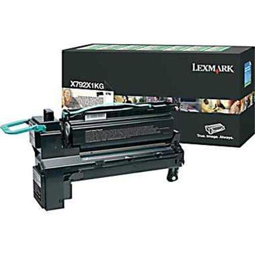 Original Lexmark X792X1KG Rückgabe-Toner schwarz