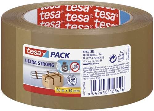 Verpackungsband PVC strong braun TESA 57177-00000-11 50mm x66m