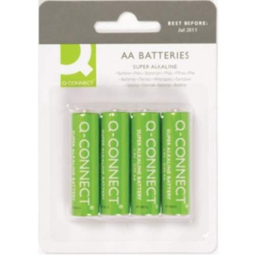 Batterie AA/LR6 1,5 V 4ST Q-CONNECT KF00489 MediaRange