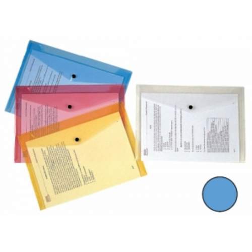 Aktentasche A4quer blau transparent Q-CONNECT KF03596