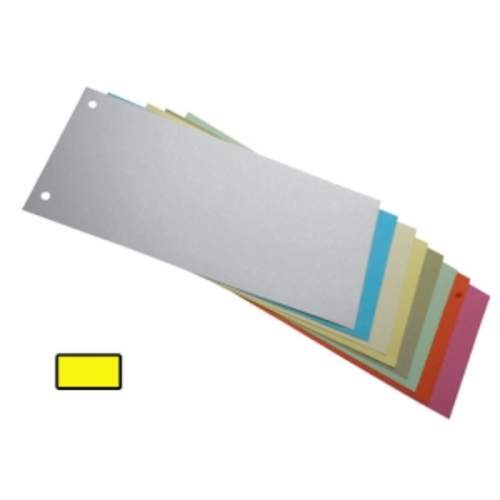Aktenfahne 100 Stück gelb Q-CONNECT KF00516 10,5x24cm