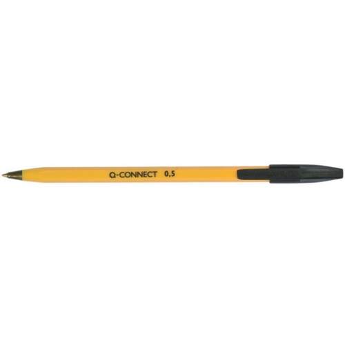 Kugelstift Einweg schwarz Q-CONNECT KF34046   F