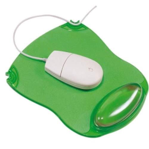 Mousepad + Gelauflage grün Q-CONNECT KF20086