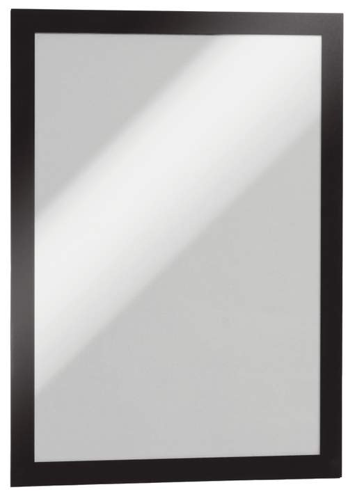 Prospekttasche A4 2 Stück schwarz DURABLE 4872 01 Duraframe