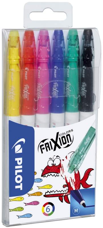 Faserschreiber Frixion 6S T sort. PILOT SW-FC-S6 Color