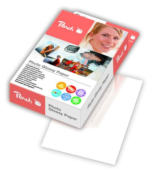 PEACH Photo Glossy Papier 10x15cm 240 g/m2, 100 Blatt