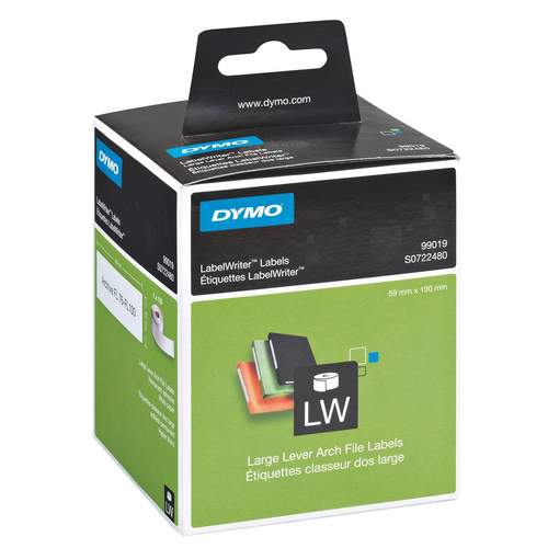 DYMO Lever arch labels