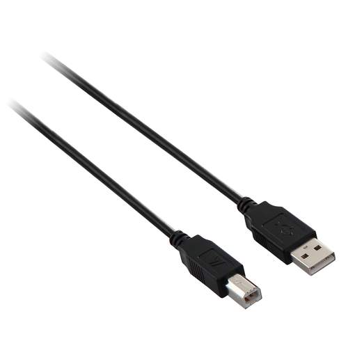 V7 USB2.0A auf USB-B Kabel 1,8m Schwarz