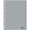 DURABLE 6511-10 Nummernindex Polypropylene (PP) Grau Tab-Register