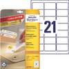 Avery Zweckform L6023REV-25 selbstklebendes Etikett Rechteck Entfernbar Weiß 630 Stück(e)