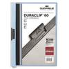 Durable Duraclip 60 Präsentations-Mappe PVC Hellblau, Transparent