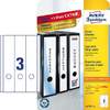 Universaletiketten 61x297 weiß AVERY ZWECKFORM L4759-25 Ordnerrücken