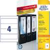 Universaletiketten 192x61 weiß AVERY ZWECKFORM L4761-25 Ordneretikett