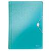 Leitz Projektmappe WOW A4 PP eisblau metallic