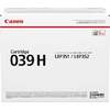 Original Canon 0288C002 / 039H Toner schwarz