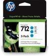 Original HP 3ED77A / 712 Tinte cyan - 3 Stück