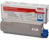 Original OKI 43865723 Toner cyan