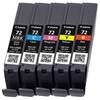 Original Canon 6402B009 / PGI-72 Tinte cyan, magenta, schwarz matt, rot, gelb