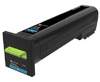 Original Lexmark 72K0X20 Toner cyan