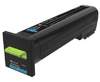 Original Lexmark 72K20CE Toner cyan