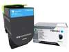 Original Lexmark 73B0020 Toner Cyan