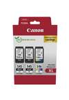 Original Canon 8286B013 / PG-545+CL-546XL Tinte schwarz, cyan, magenta, gelb - 3 Stück
